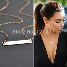 JShine New Brand Fashion Thin Gold Color Simple Chain Necklace Pendant Neck
