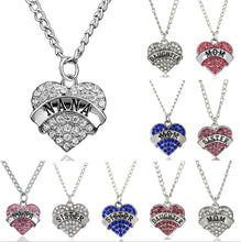 Christmas Mom Teachers' Day Family Member Jewelry Gift Women Lady Clear Blu