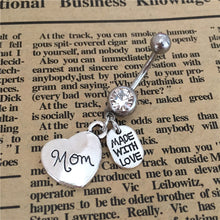 MADE WITH LOVE Family Xmas Birthday Gift for Mom Daughter Grandma Sister Lo