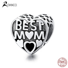 Authentic 925 Sterling Silver Bead Warmth Best Mom Beads Fit Original Pando