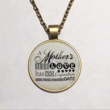 mothers love has No expiration Date Women Pendants Copper Necklace Pendant