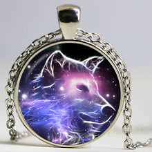 vintage mom and baby wolf pendant necklace snow wolf statement necklaces 20
