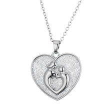 MJARTORIA Moms Jewelry Birthday Gift For Mother Baby Heart Charm Pendant Mo