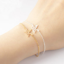 Minimal Paper Crane Bracelets Women Boho Jewelry Feminina Stainless Steel C