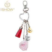 Fashion cubre llaves i love you mom keychains for mother's day gift heart k