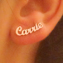 2017 New Custom Name Personalized Rose Gold Earring Fashion Gift Jewelry Fo