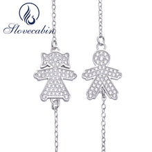 Slovecabin Europe Popular Jewelry Pure 925 Sterling Silver Boy And Girl Bra