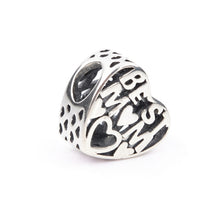 Fit Pandora Charm Bracelet Original 925 Silver Charm Bead BEST MOM Letter E