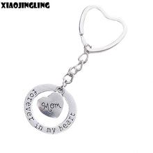 XIAOJINGLING Heart Pendant Keychain"Grandma/Mom/Aunt/Daughter/Sister/Grandd