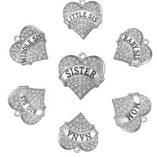 my shape Big Hearts Big Sis Middle Sis Little Sis Baby Sis Mom Nana Sister