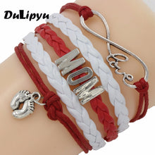 Sweet style Infinity Love MOM bracelet kids bracelet foot sprint mom gift j