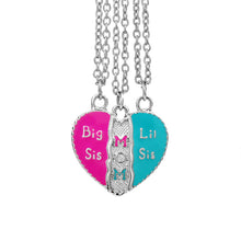 mother daughter necklaces big sis mom little sis Splicing necklace big sis
