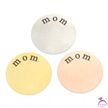 22mm Silver/Gold/Rose Gold MOM Floating plates Fit 30mm 316L Stainless Stee