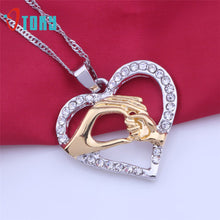 Necklaces OTOKY Fashion Silver Finish Mom Baby Necklace Mothers day Gift Ap
