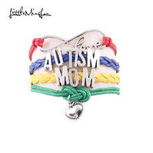 infinity love AUTISM MOM MUM SISTER DAD NANA GRANDMA AUNT Awareness bracele