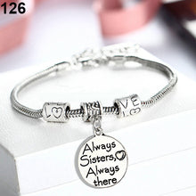 Family Mother Mom Son Daughter Grandmother Bangle Bracelet Charm Chic Jewel