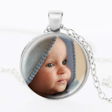 Personalized Photo Pendants Custom Necklace Photo of Your Baby Child Mom Da