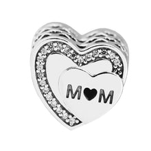 Fits Original Charm Bracelets 925 Sterling Silver Jewelry Tribute to Mom He
