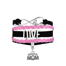 Skyrim Love & Single/ Special/ Super Mom Charm Multilayer Braided Wrap Leat