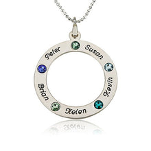 Birthstone Pendant Necklace 2016 Personality Family Necklaces Custom Made N