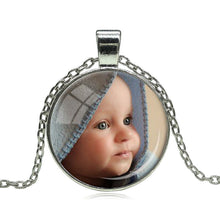 PERSONALIZED Photo Pendant Custom Necklace Photo of Your Baby Child Mom Dad