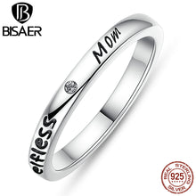 Genuine 925 Sterling Silver Stackable Ring Heart ,Crown ,Selfless Mom Rings