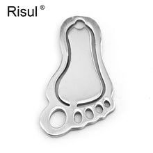 50pcs high polish 0.98x0.59" baby foot toe charms Necklaces &Pendants stain