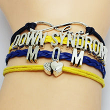 New Design Autism Speaks Down Syndrome Awareness Bracelet Blue Red Yellow L