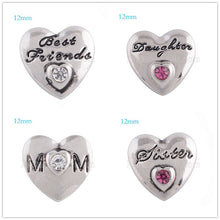 10pcs/lot Newest mini snap button snap jewelry 12mm mom sister small snap b