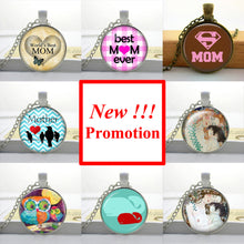 photo New Fashion Round Glass Necklace Love Mom Pendant Mom's Gifts Girls G