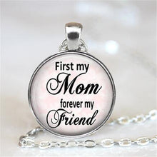 First Mom Forever My Friend Pendant, Mothers Day Necklace, Mothers Day Jewe