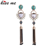Women Classic Hot Alloy Tassel long Earrings Summer Ethnic Jewelry Accessor