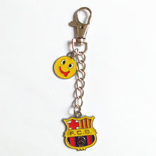 Smile Face Design KeyChain Zinc Alloy Not Fade Flash Bright Metal Keychain