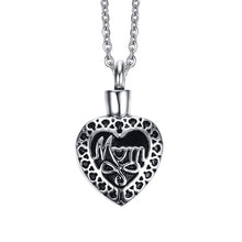 Modyle Men and Women Necklace with Word "Dad and Mom" Stainless Steel Neckl