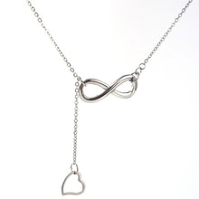 APL Fashion Heart Pendant Infinity Necklace Pendant For Mom Sister,Stainles