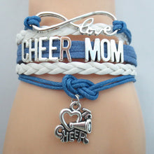 Infinity Love CHEER MOM Team Bracelet  Customize Sports friendship Bracelet