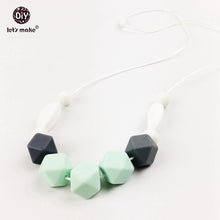 Let's Make Baby Silicone Teether Beads  teether necklace for mom BPA Free S