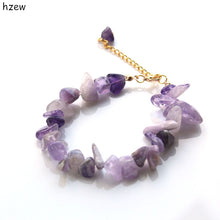 hzew Crystal Reiki Bracelets Bangles Coral bracelets Natural Stone Chips  L