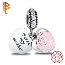 Gift!!! Fit Original Pandora Bracelet Charm Beads For Mom Authentic 925 Ste