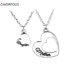 10 Set/lot Mother Daughter Matching Love Heart Pendant Set of Two Mom Girl