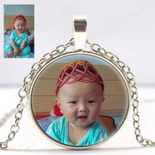 Personalized Photo Pendants Custom Necklace Photo of Your Baby Child Mom Da
