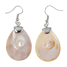 Mother of pearl shell drop dangle earrings fashion jewelry mothers day birt
