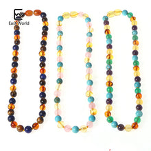 EAST WORLD 16 New Amber Bracelet/Necklace for Baby Mom Baltic Amber Bead Wo