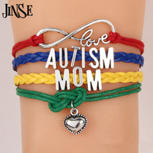 JINSE DF043 Infinity Love Autism Mom or Mum Grandma / Nana/ Aunt/Sister Awa