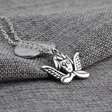 Mum Guardian Angel Necklaces Pendants Alloy Heart Love Charms Necklace moth