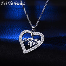 Drop Shipping Corgi Mom Crystal Zircon Heart Pendant Maxi Necklace Boho Dog