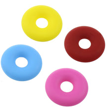 10pcs/lot Rubber Stopper Ring/Food Grade Silicone Teeth Beads DIY Baby Brac