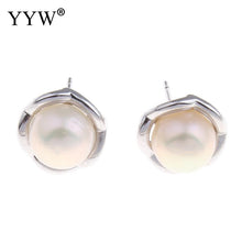 YYW New Arrive Women Bridal Lover Mom Wedding Jewelry Freshwater Pearl Earr
