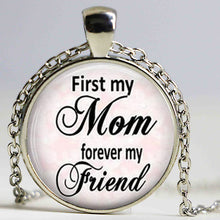 First Mom Forever My Friend Pendant, Mothers Day Necklace, Mothers Day Jewe
