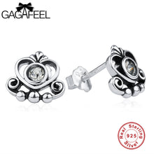 GAGAFEEL Pending Sterling Silver Jewelry Stud Earrings For Women Girl Vinta
